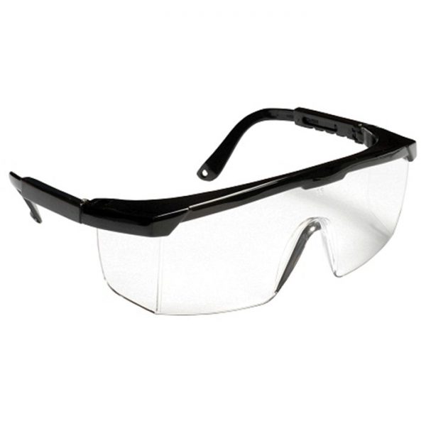 SAFETY-SPECTACLE-CLEAR-BLACK-FRAME